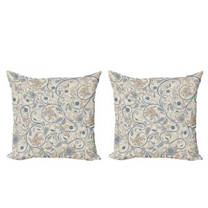 🚨 $5 w/Bundle 2+Items 🔥 Pillow Slip Covers Floral 18x18 Set of 2 NEW